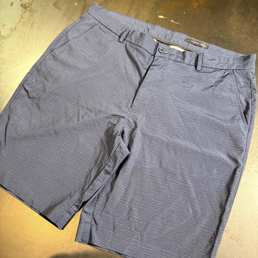 Greg Norman Golf Shorts Mens Size 38‎ Heathered Performance Stretch Lightweight